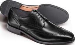 BlackHedleyWingtipBrogueShoes